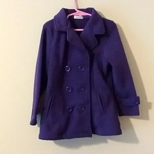 Girls size small peacoat